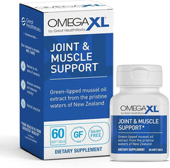 OmegaXL Joint Support Supplement, for Relief - Natural Muscle Support, 100% Drug-Free, 60, 120, 300 Count
