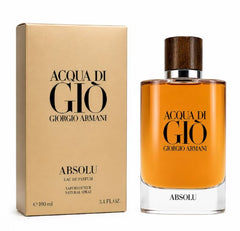 Giorgio Armani Acqua di Giò Absolu EDP 4.2 oz / 125ml Men’s Spray – Rare Discontinued