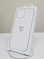 Genuine Apple Clear Case with MagSafe for iPhone 15 – Open Box