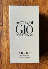Giorgio Armani Acqua Di Giò Absolu EDP Spray for Men 6.7 oz / 200ml New Sealed