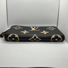 Louis Vuitton Zippy Wallet M80481 – Bicolor Monogram Empreinte Leather – Black & Beige
