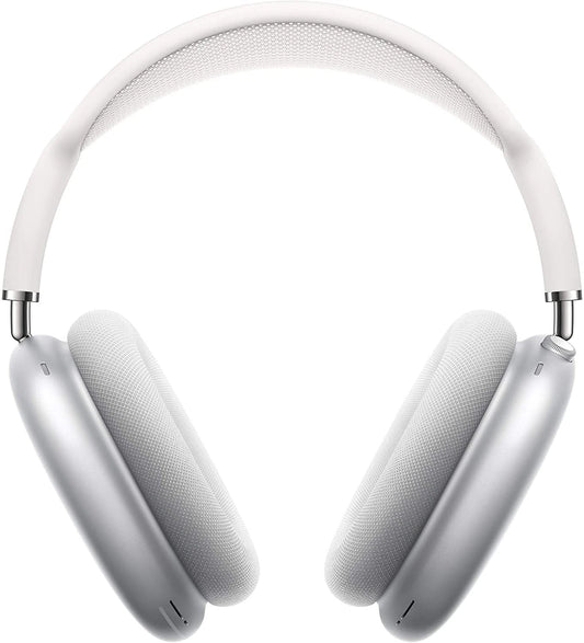 Apple AirPods Max Wireless Over-Ear Headphones – Silver – OEM Lightning to USB‑C Cable