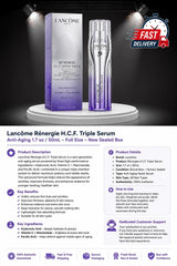Lancôme Rénergie H.C.F. Triple Serum Anti-Aging 1.7 oz / 50ml