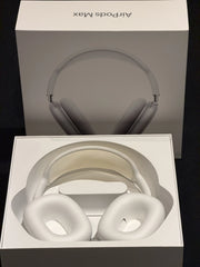 Apple AirPods Max Wireless Over-Ear Headphones – Silver – OEM Lightning to USB‑C Cable