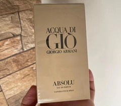 Giorgio Armani Acqua Di Giò Absolu EDP Spray for Men 6.7 oz / 200ml New Sealed